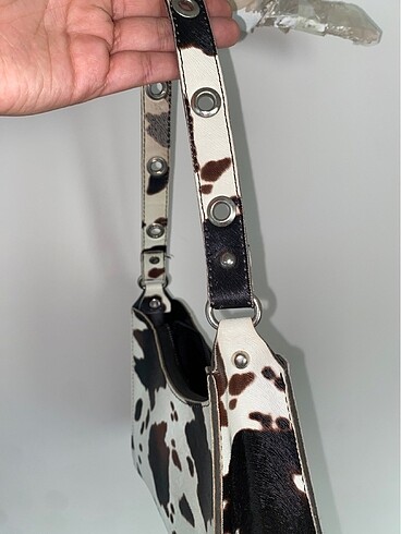 İnek Desenli Çanta - Görsel 6