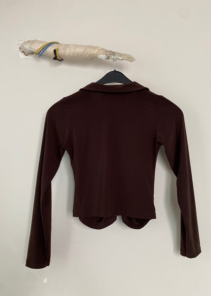 Polo Yaka Crop - Görsel 2