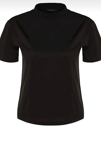 Siyah Oversize Tişört - Görsel 3