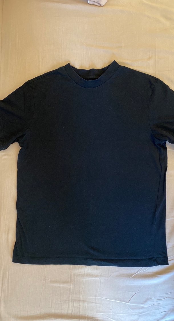 Siyah Oversize Tişört - Görsel 2