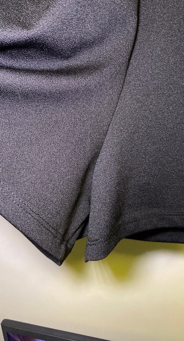 Uzun Kollu Siyah V Yaka Kumaş Tulum - Görsel 4