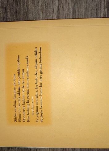 Beden Renk Edip Cansever gelmiş bulundum