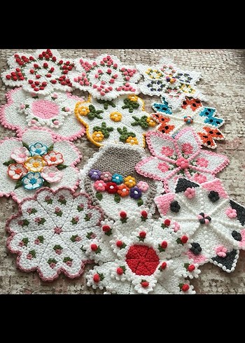 Renkli Çiçek Desenli Banyo Süngeri - Görsel 3