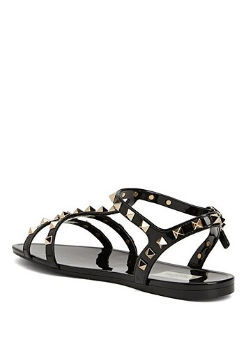 37 Beden Valentino Garavani Rockstud Siyah Kadın Sandalet