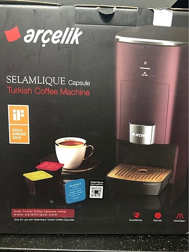 Arçelik ORJİNAL ARÇELİK K 3500 SELAMLIQUE KAPSĞLLÜ TÜRK KAHVE MAKİNESİ