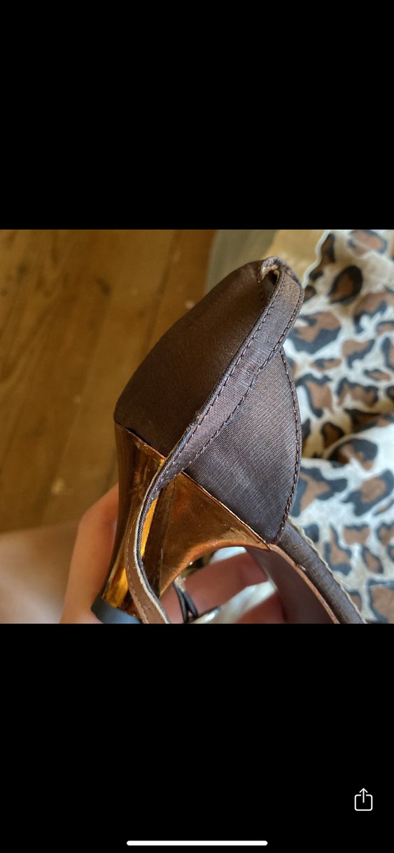 Kahverengi Tokalı Kadın Espadril Stiletto - Görsel 4