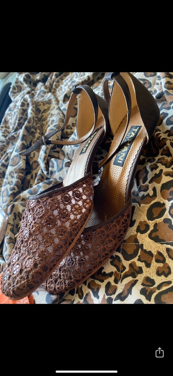 Kahverengi Tokalı Kadın Espadril Stiletto - Görsel 3