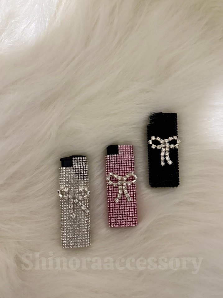 Kristal taşlı tasarım  fiyonk çakmak - Görsel 2