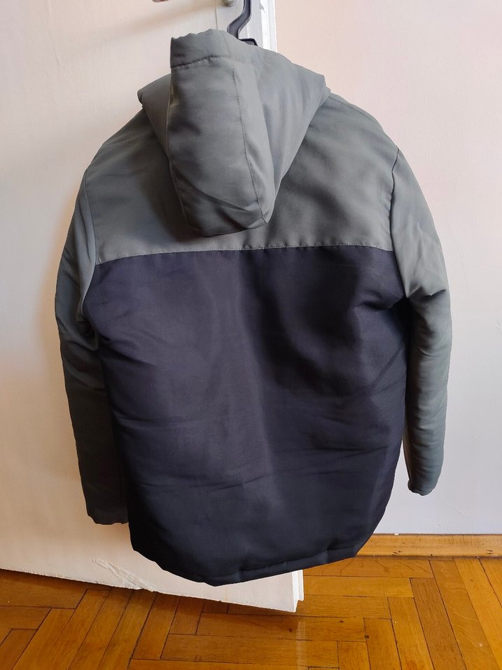 Erkek çocuk mont haki-siyah renk - Görsel 2