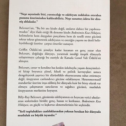  Beden Bedenimin Kısa Hikayesi