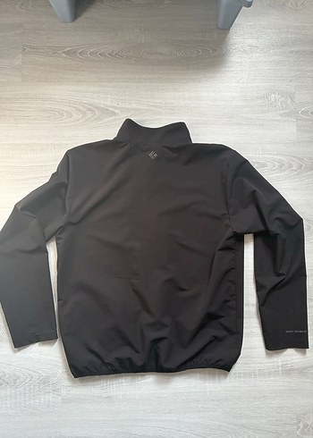 Columbia Siyah Fermuarlı Erkek Yağmurluk - Görsel 4