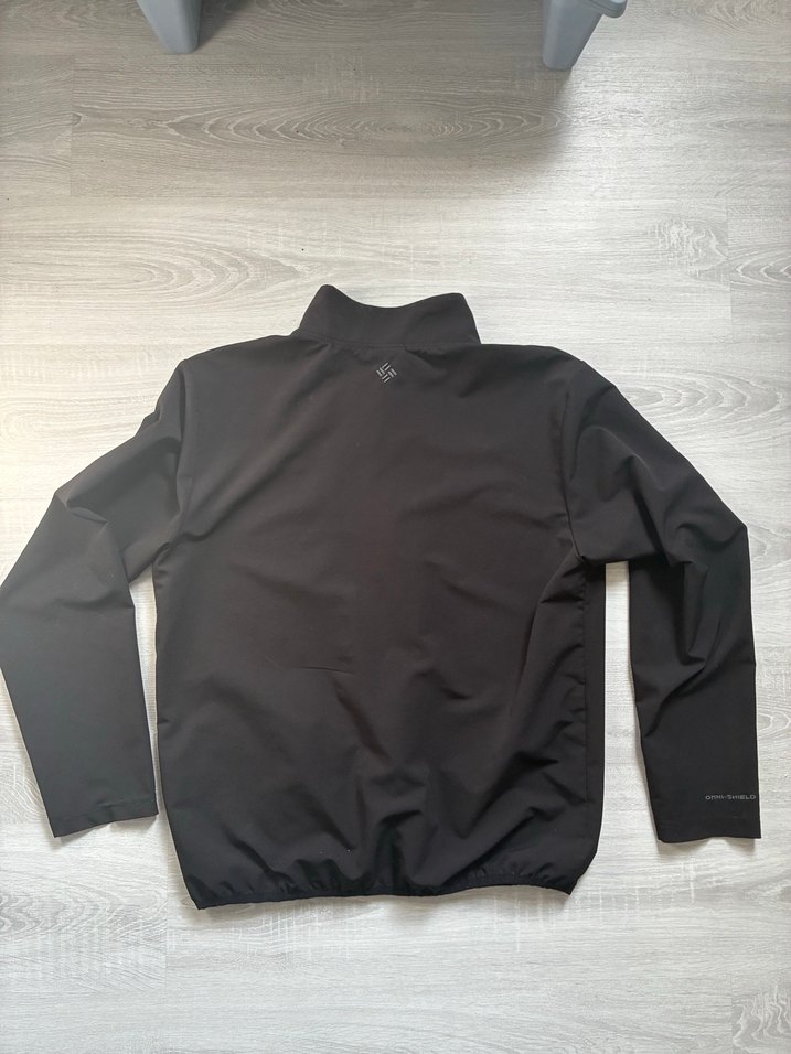 Columbia Siyah Fermuarlı Erkek Yağmurluk - Görsel 4