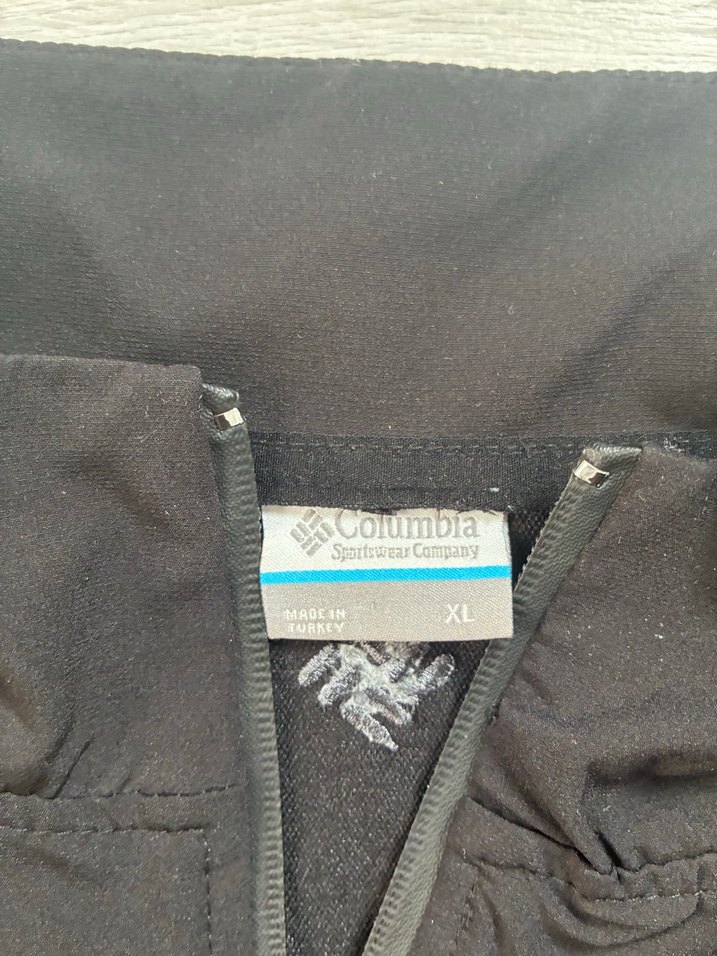 Columbia Siyah Fermuarlı Erkek Yağmurluk - Görsel 3