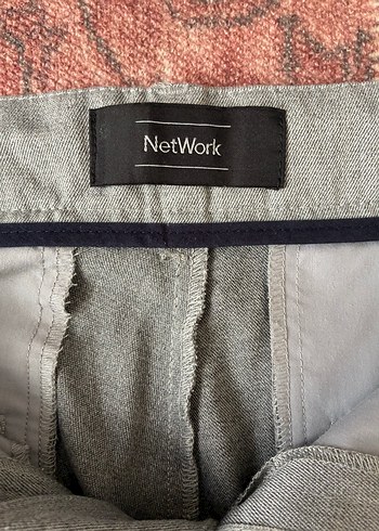 Gri Pamuklu Kemerli Erkek Pantolon - Görsel 2