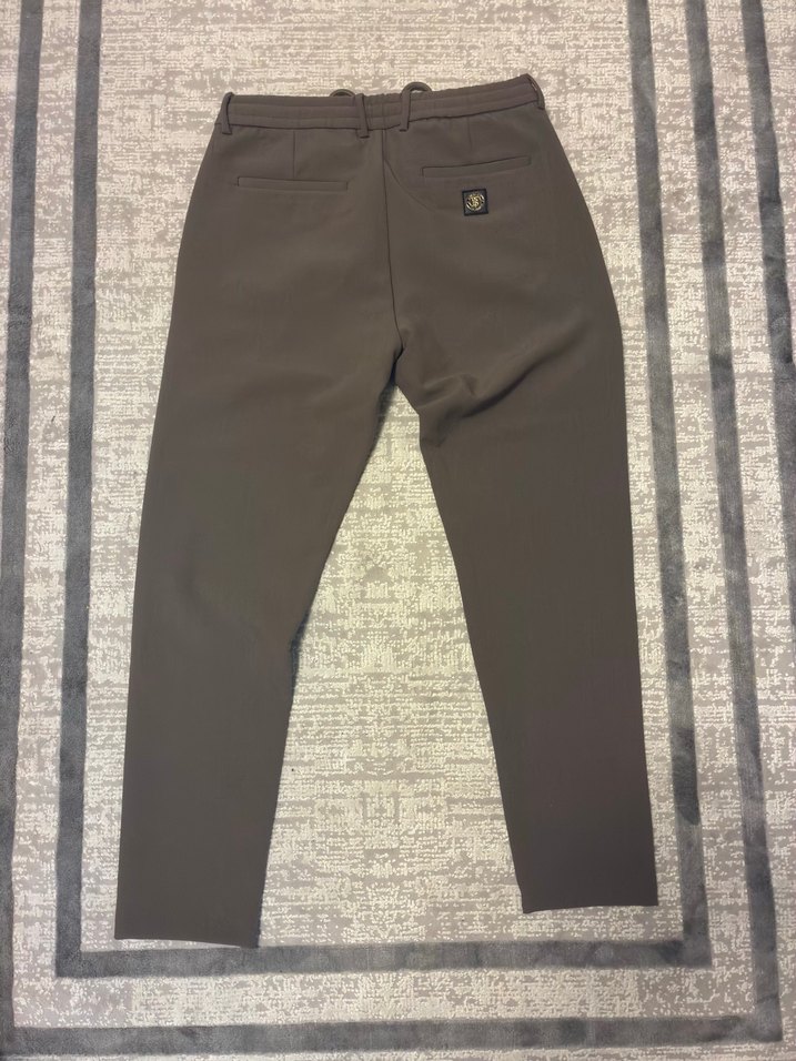 Kemerli Kahverengi Erkek Pantolon - Görsel 5