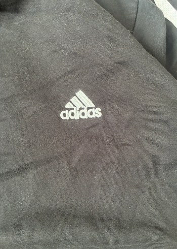 Siyah Adidas Erkek Sweatshirt - Görsel 2
