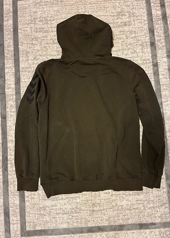 Haki Kapüşonlu Erkek Sweatshirt - Görsel 5