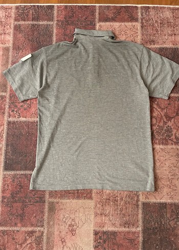 Erkek Gri Kısa Kollu Polo Tişört - Görsel 5