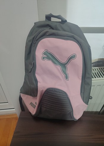 Puma Kadın Pembe ve Gri Sırt Çantası