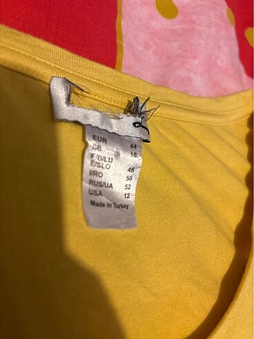44 Beden sarı Renk Tshirt