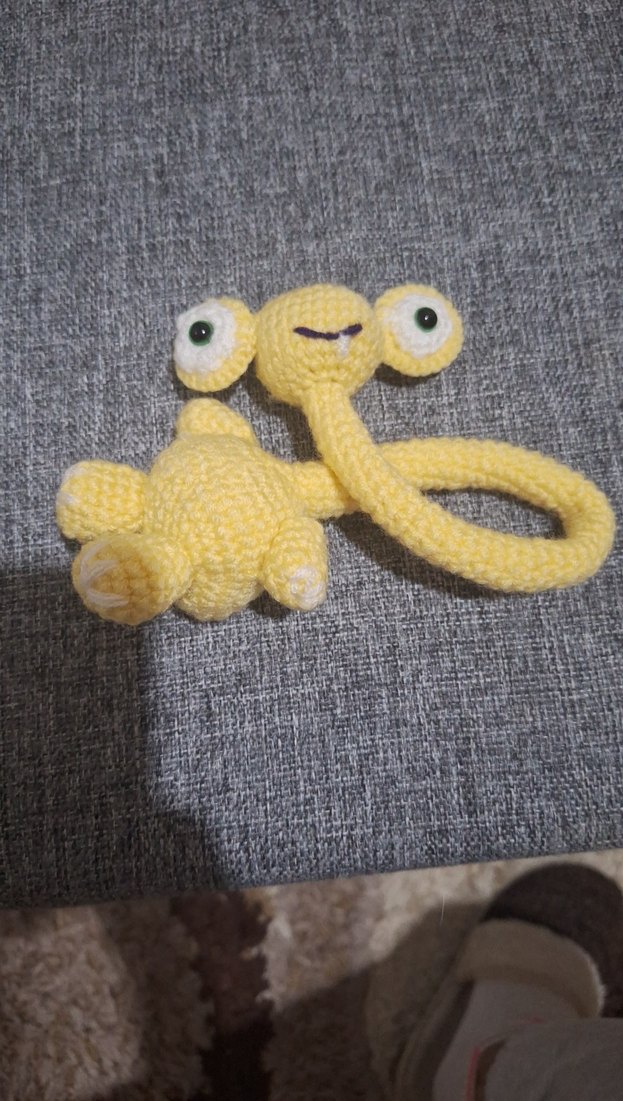 Sarı Gözlü Yumuşak Oyuncak buz devri sid kendim örüyorum. - Görsel 3