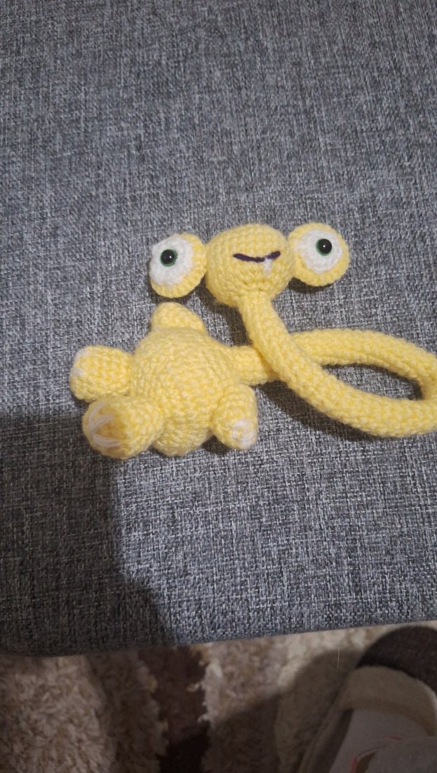 Sarı Gözlü Yumuşak Oyuncak buz devri sid kendim örüyorum. - Görsel 2