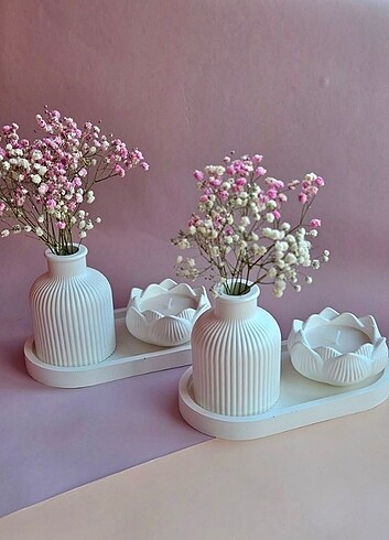 Pinterest Vazo Mumluk Set
