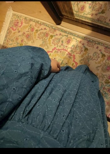 Light Stone tesettür elbise - Görsel 6