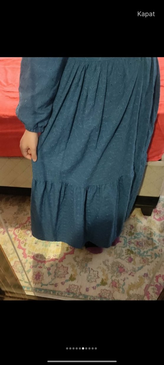 Light Stone tesettür elbise - Görsel 5