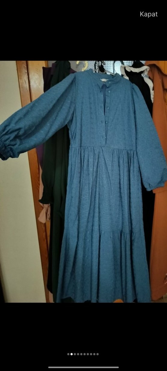 Light Stone tesettür elbise - Görsel 2