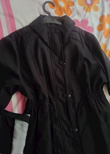 Bigdart Beli büzgülü trençkot - Görsel 5