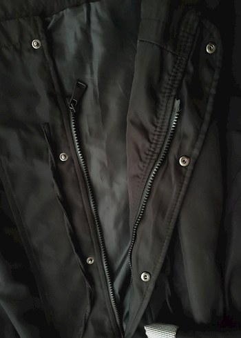 Bigdart Beli büzgülü trençkot - Görsel 7