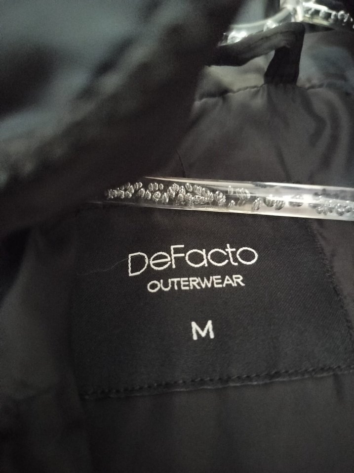 Siyah Uzun Kadın Şişme Mont - Görsel 3