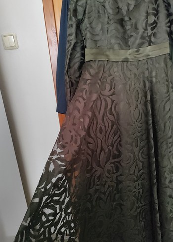 Vintage Yeşil Abiye Elbise - Görsel 9