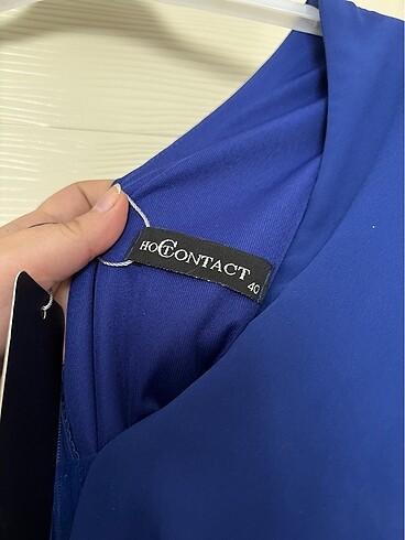 Gece mavisi abiye elbise - Görsel 6