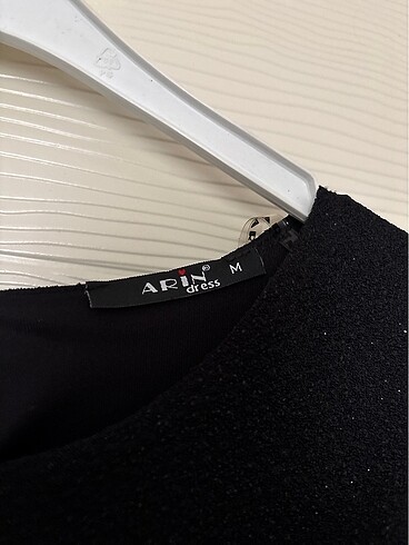 Parıltılı siyah abiye elbise - Görsel 6