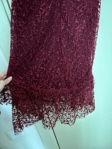 Simli abiye kına elbise - Görsel 6