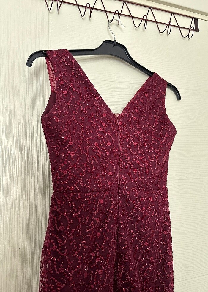 Simli abiye kına elbise - Görsel 5