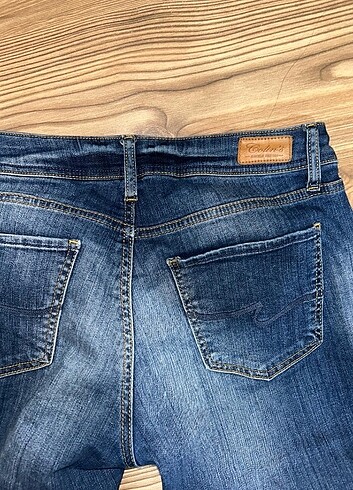 38 Beden y2k flare bootcut jean vintage düşük bel low rise