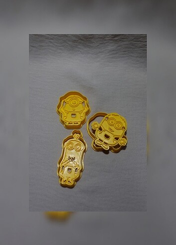 Diğer minyonlar kurabiye hamur kalıbı 3lü