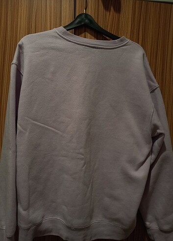 H&M Erkek açık mor sweatshirt H&M