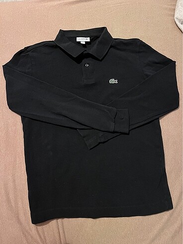Lacoste uzun kollu polo yaka