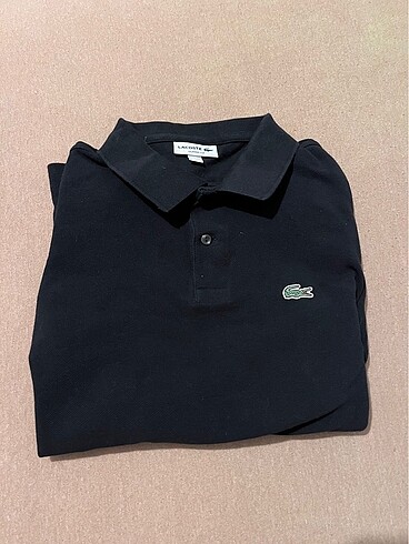 m Beden Lacoste uzun kollu polo yaka