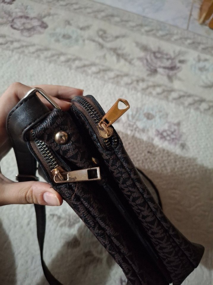 Michael Kors Kahverengi suni Deri Kadın Çanta - Görsel 5