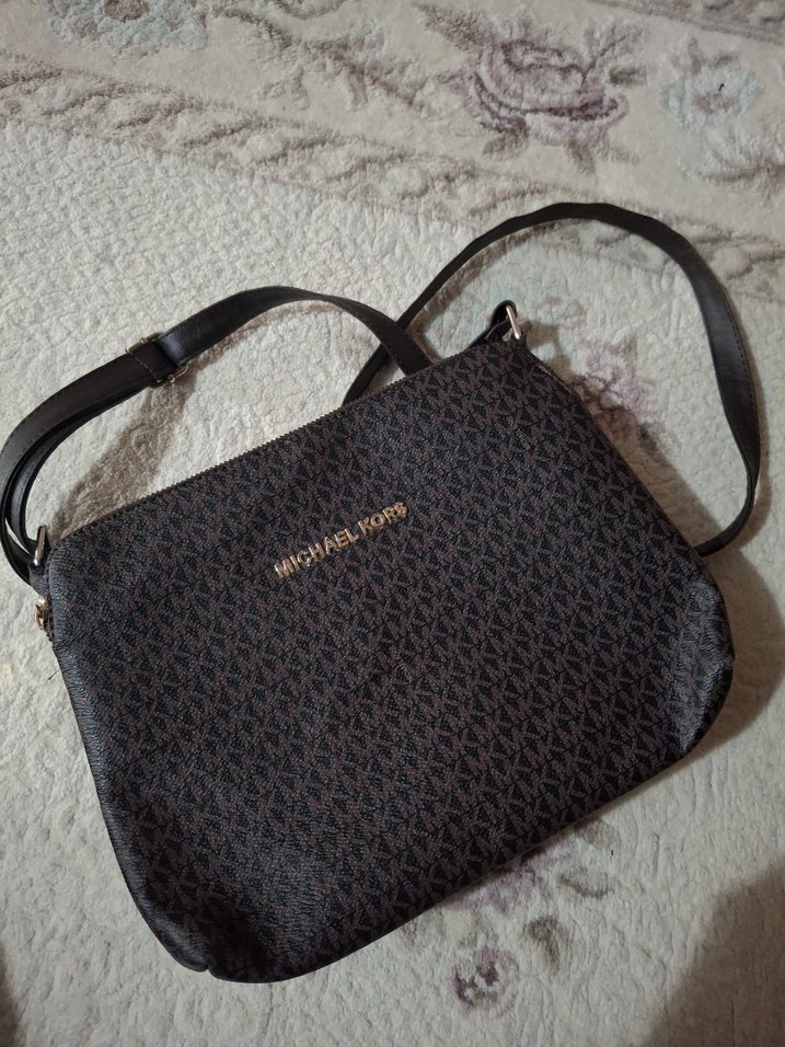 Michael Kors Kahverengi suni Deri Kadın Çanta - Görsel 2