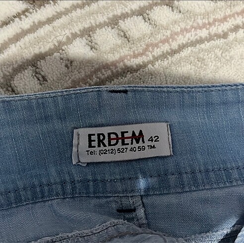 42 Beden Mavi uzun kot etek