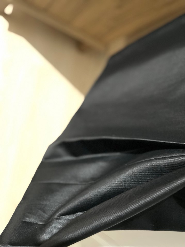 Kadın Siyah Uzun Kesim Drapeli etek - Görsel 2