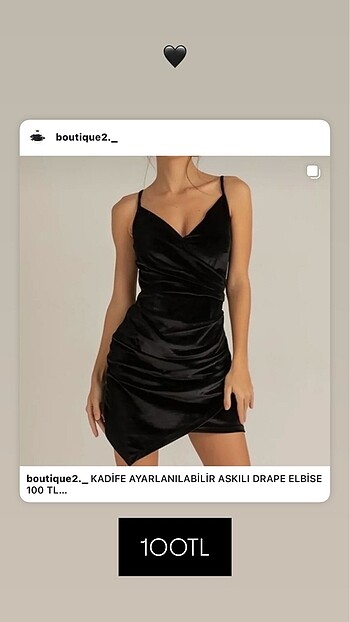 Trendyol & Milla KADİFE AYARLANILABİLİR ASKILI DRAPE ELBİSE