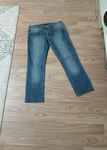 Kadın Mavi Denim Normal Kesim Jean