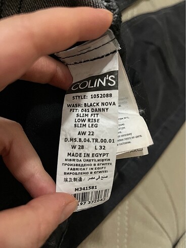 30 Beden colins marka erkek pantolon